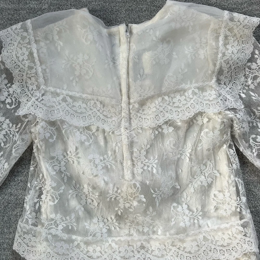 Jessica McClintock Bridal Lace Dress - Picture 4 of 5